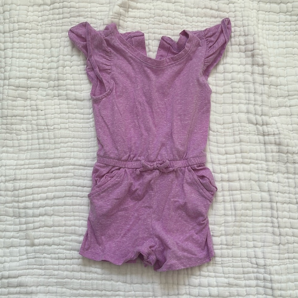 Old navy purple romper, 4t